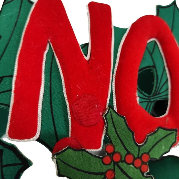 Vtg Disneyland Paris Christmas Wall Hanging Garland Joyeux Noel Mickey Minnie - Picture 9 of 12